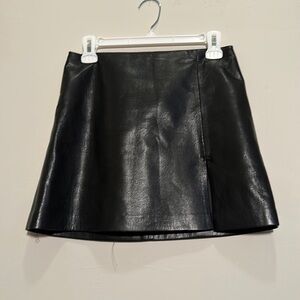 Aritzia: Sunday Best Vegan Leather Mini Skirt